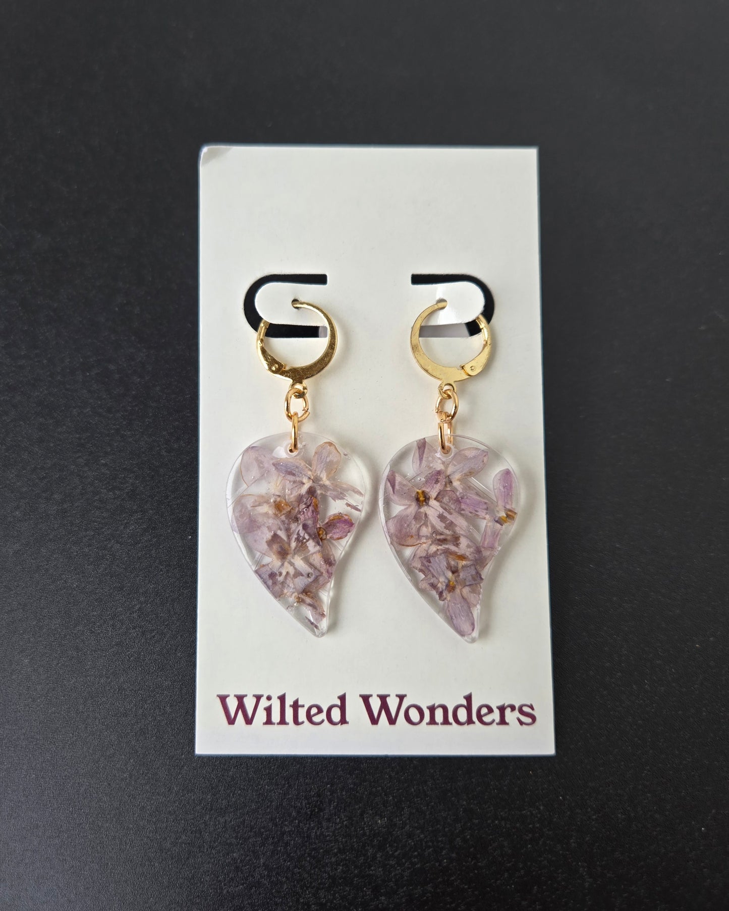 Medium Dangle Earrings - Leaf Shape