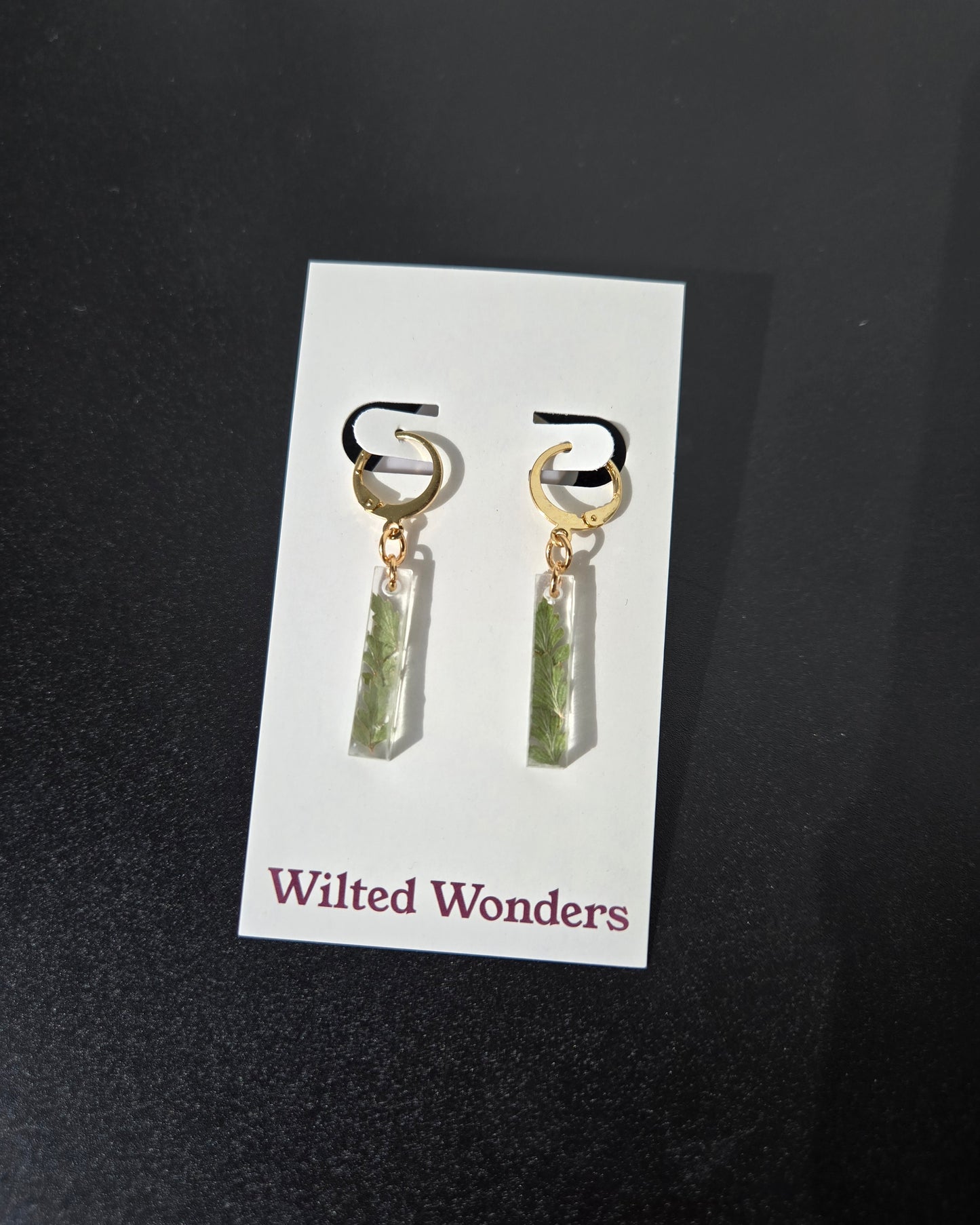 Small Dangle Earrings - Vertical Rectangles