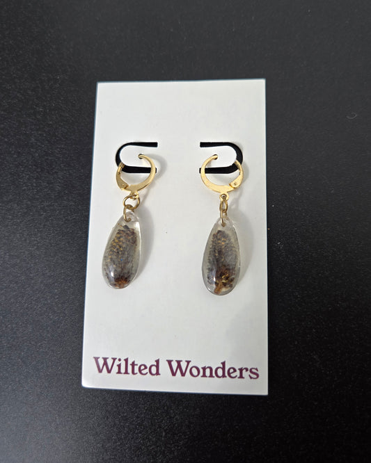 Small Dangle Earrings - Rounded Prisms