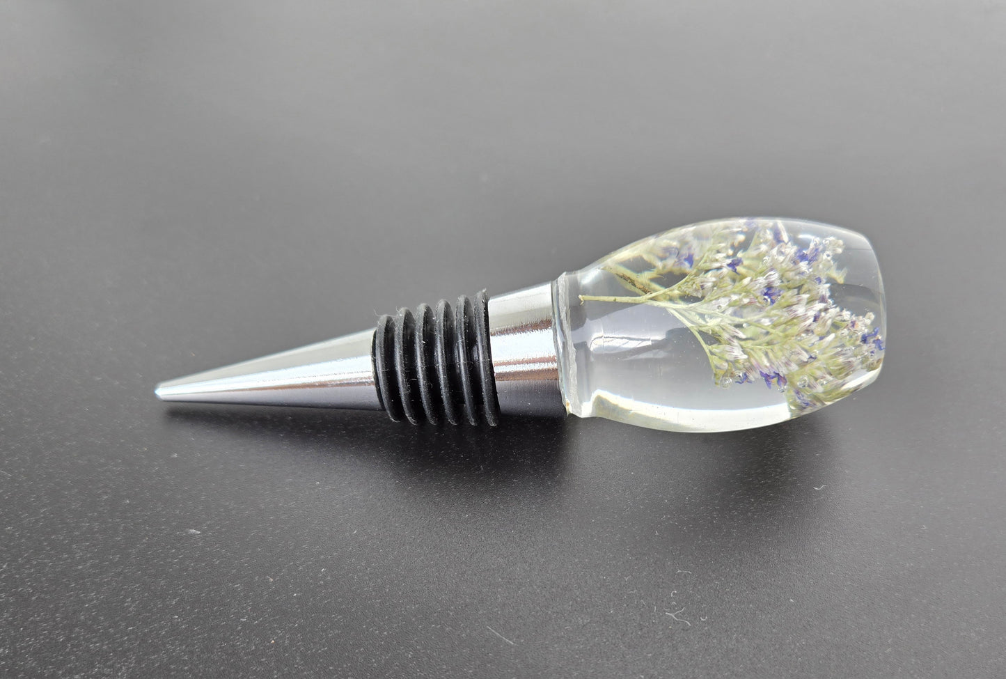 Blue Limonium Wine Stopper