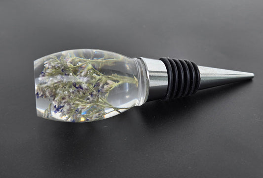 Blue Limonium Wine Stopper