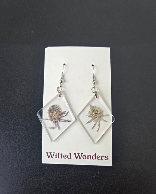 Large Dangle Earrings - Squares