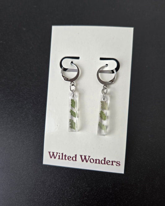 Small Dangle Earrings - Vertical Rectangles