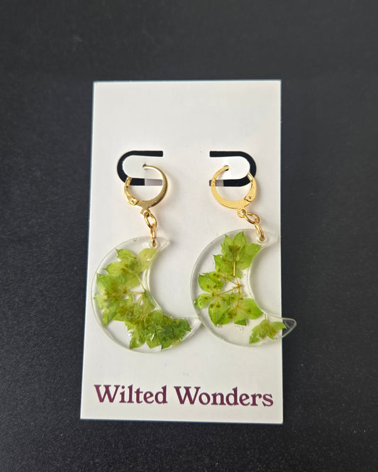 Large Dangle Earrings - Hollow Shapes
