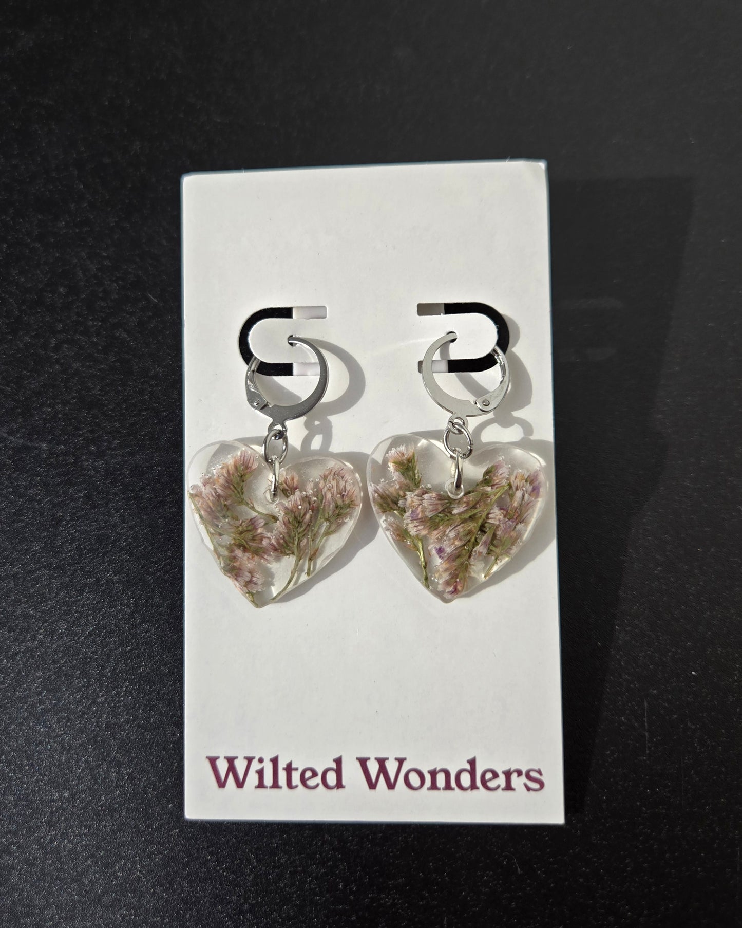 Medium Dangle Earrings - Hearts
