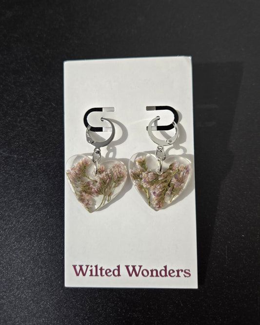 Medium Dangle Earrings - Hearts
