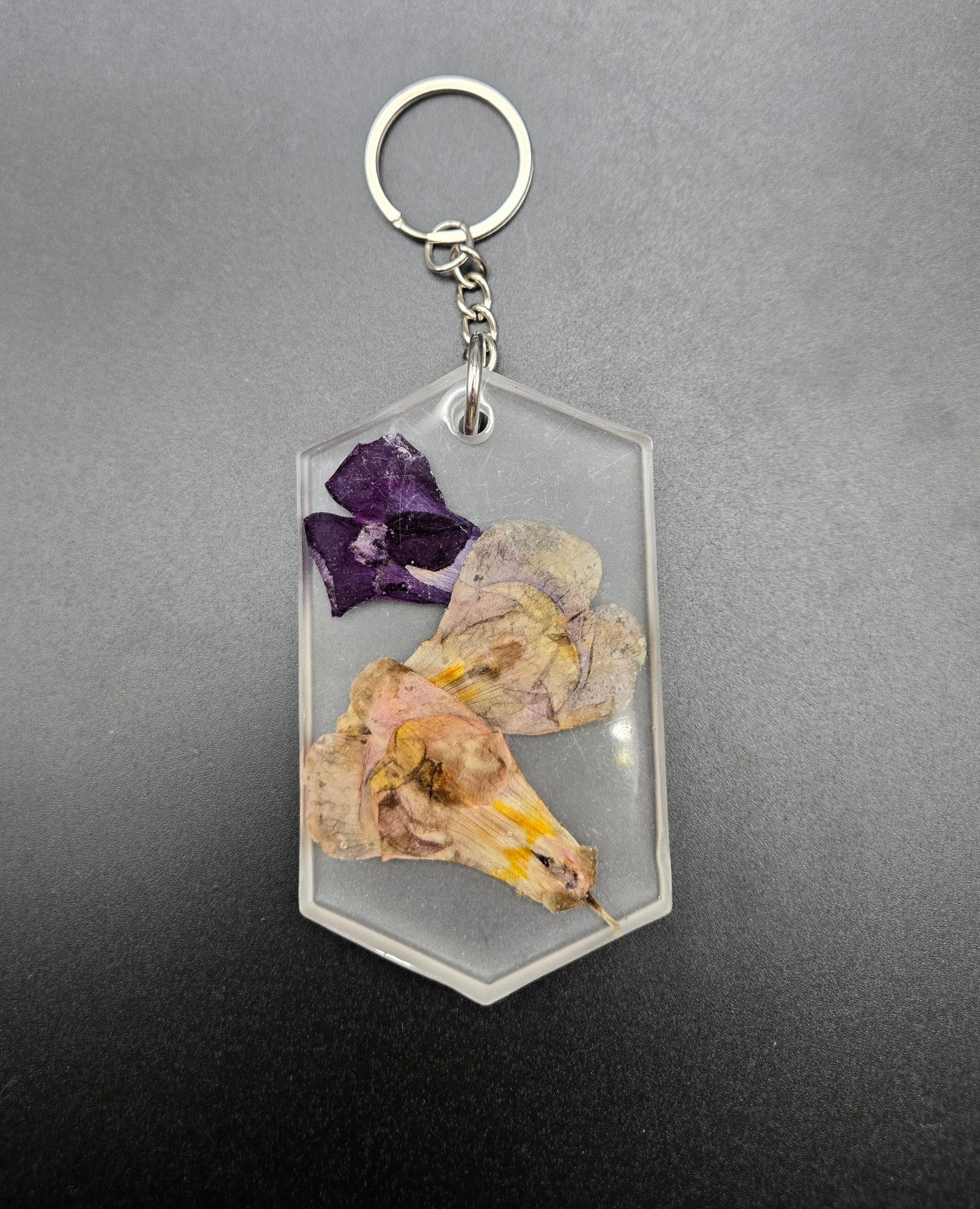 Hexagon Keychains