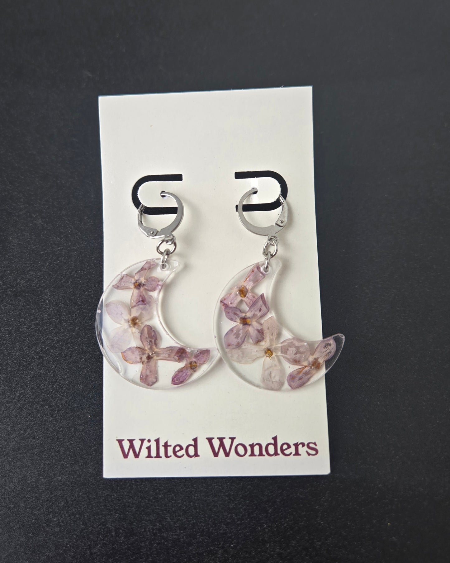 Large Dangle Earrings - Hollow Shapes