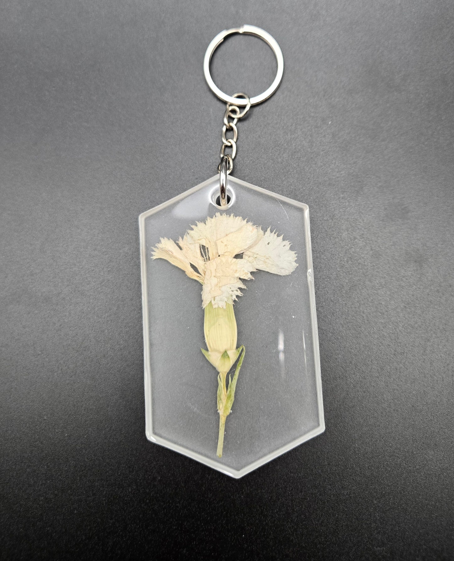 Hexagon Keychains