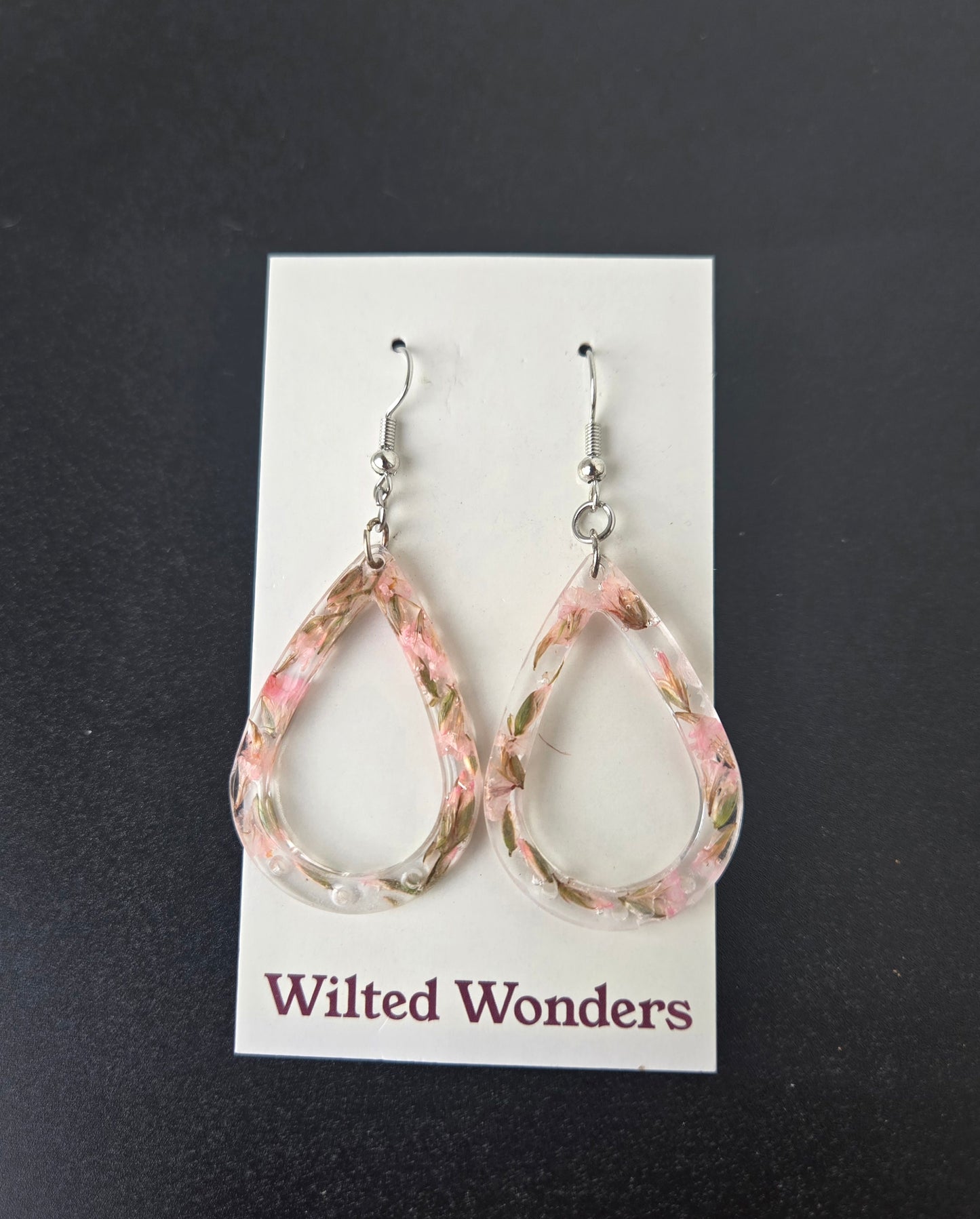 Large Dangle Earrings - Moons