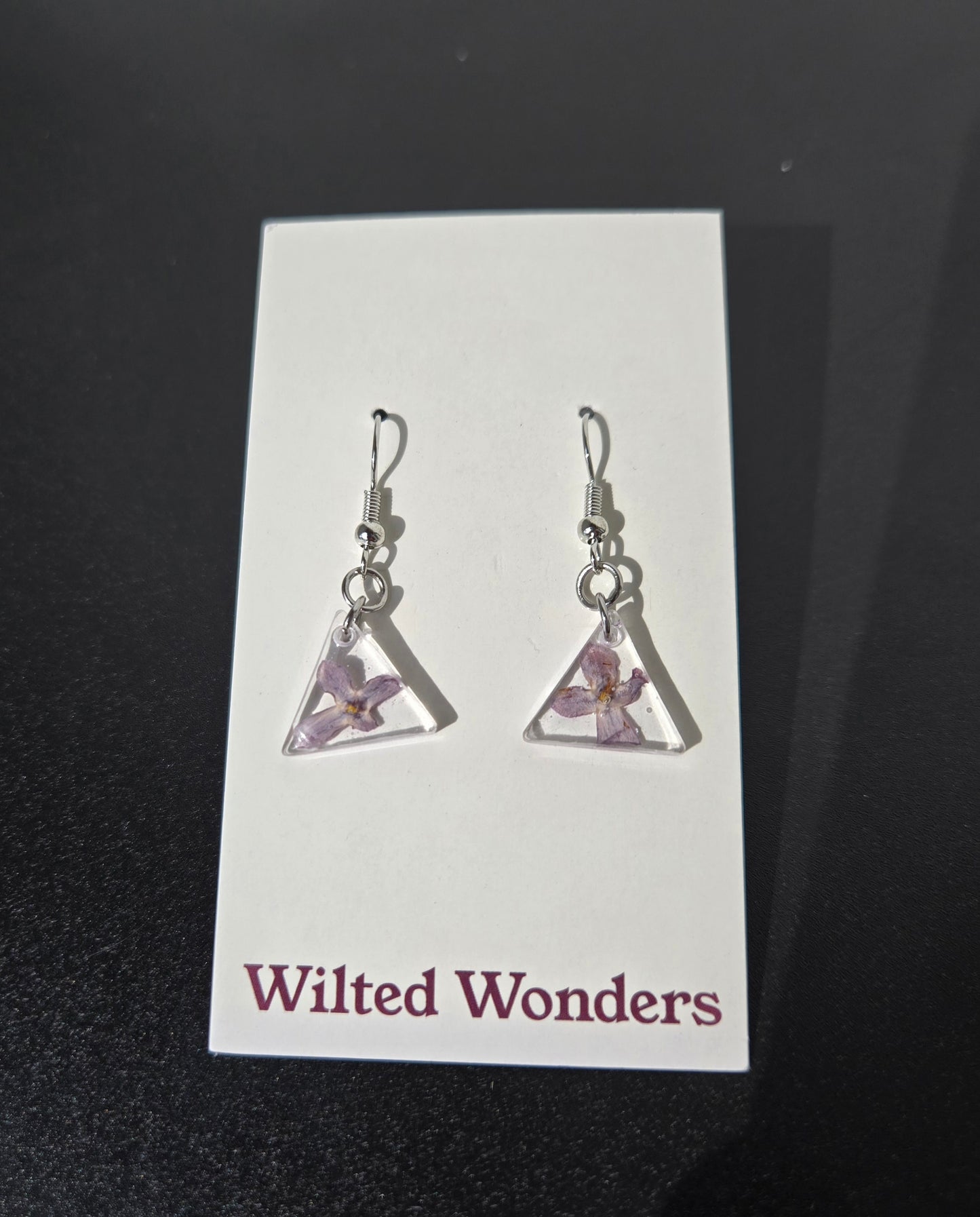 Small Dangle Earrings - Triangles