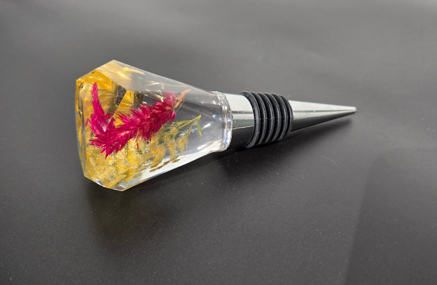 Yellow and Pink Variety Wine Stopper