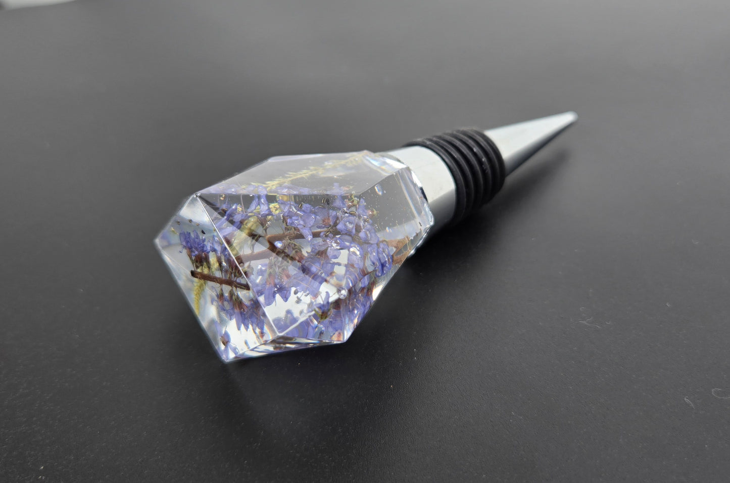 May Night Salvia Wine Stopper