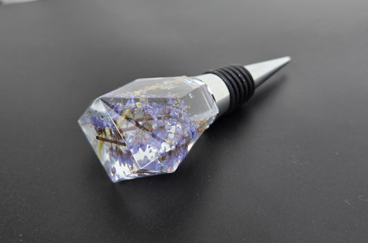 May Night Salvia Wine Stopper