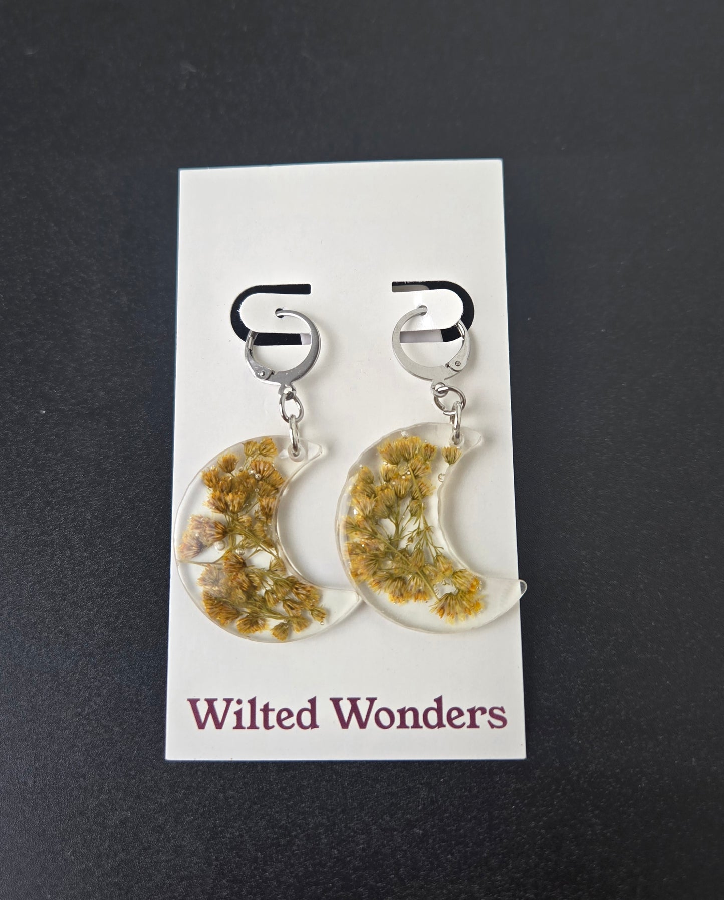 Large Dangle Earrings - Hollow Shapes