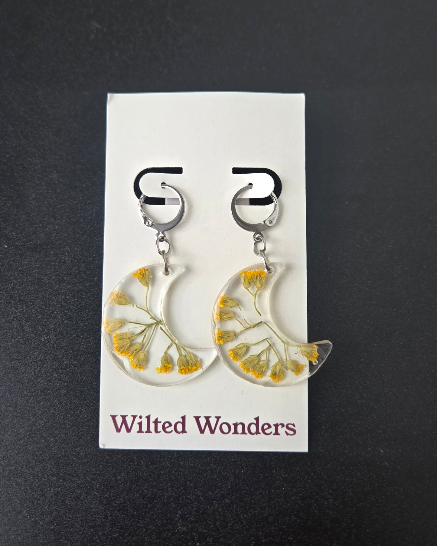 Large Dangle Earrings - Hollow Shapes