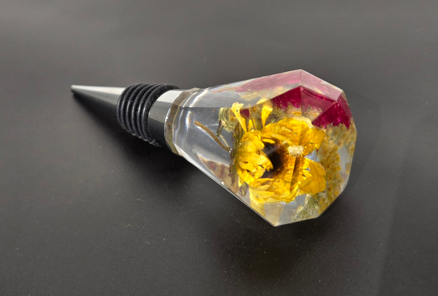 Yellow and Pink Variety Wine Stopper