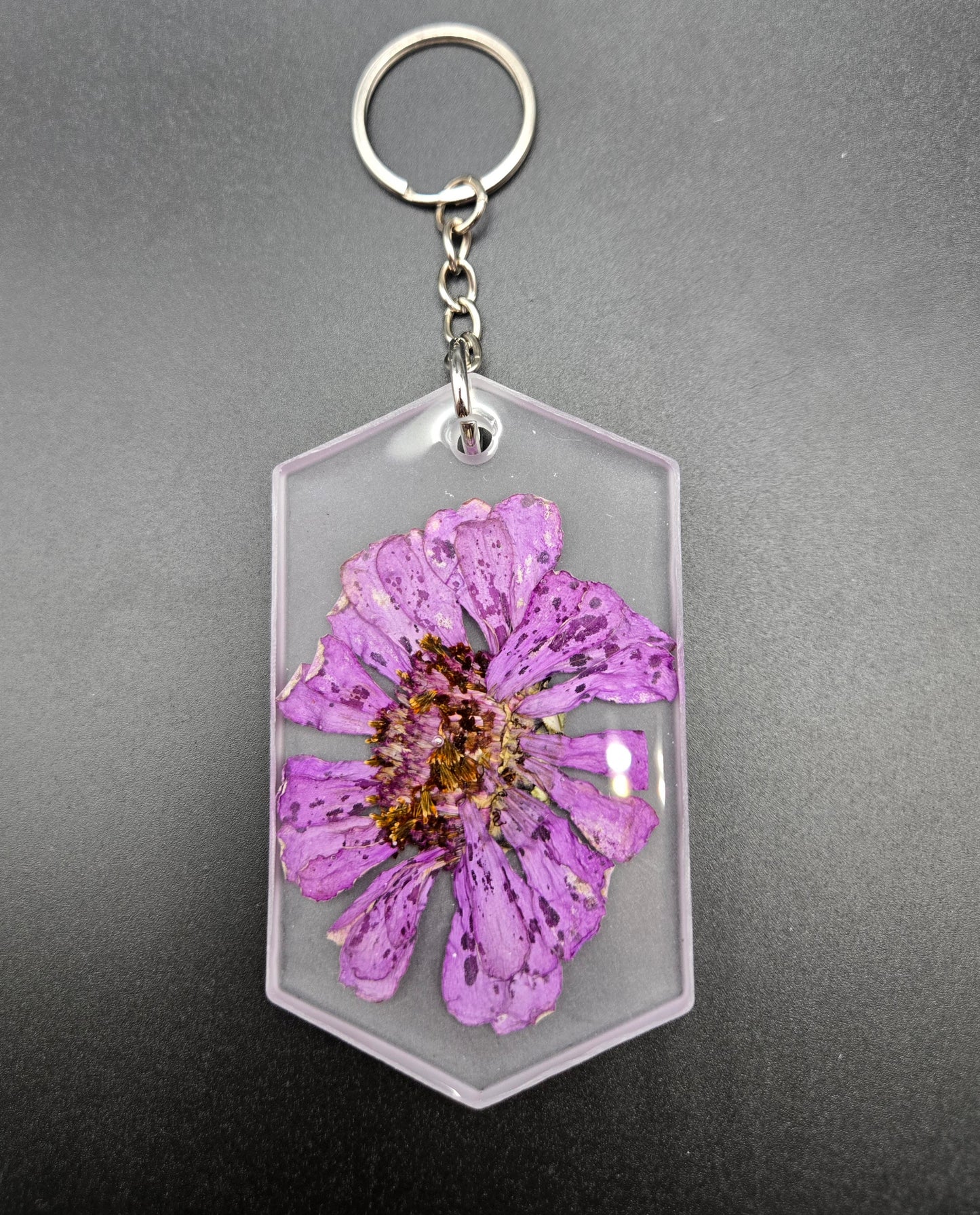 Hexagon Keychains