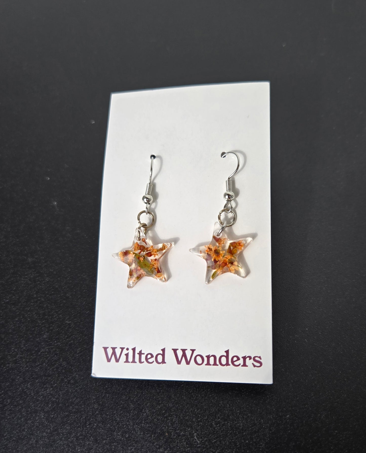 Small Dangle Earrings - Stars