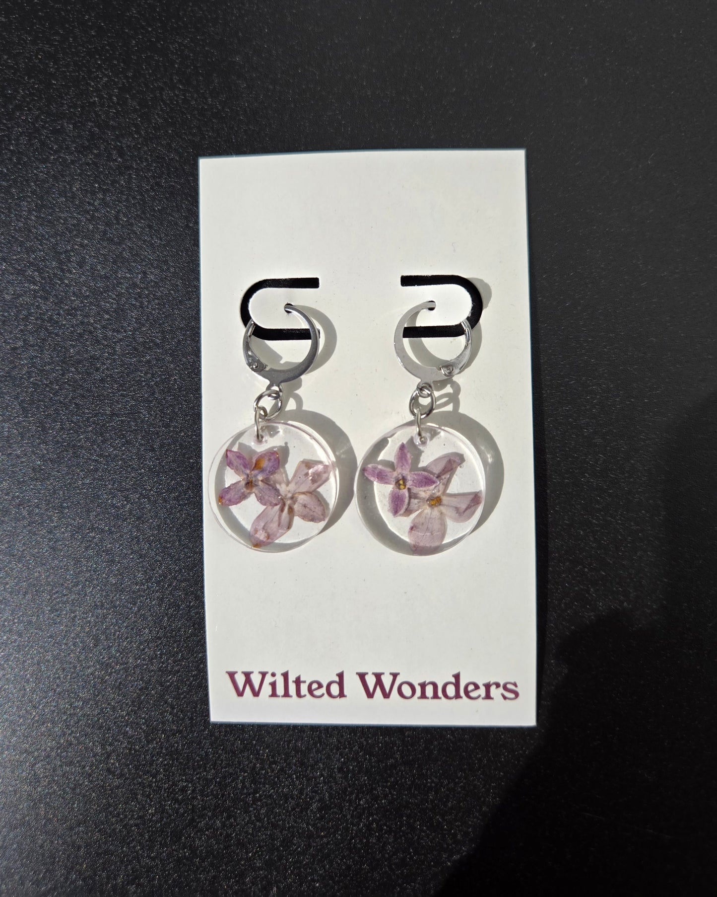 Small Dangle Earrings - Circles