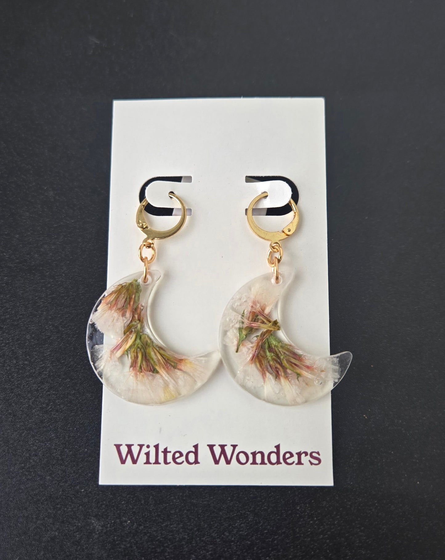Large Dangle Earrings - Hollow Shapes