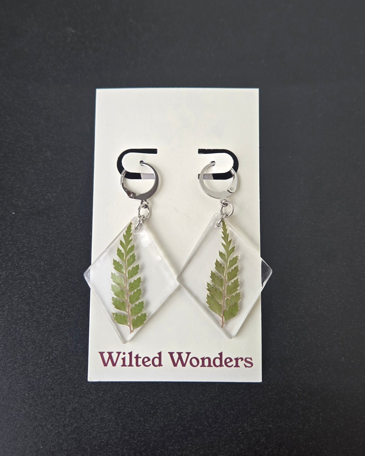 Large Dangle Earrings - Squares
