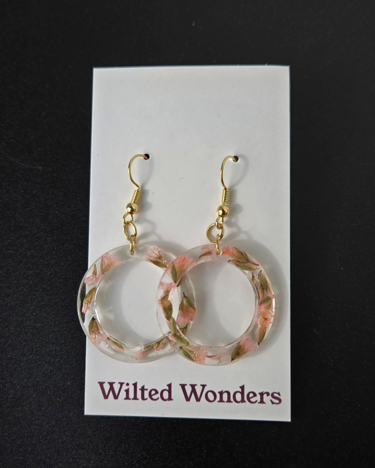Medium Dangle Earrings - Ring Shape