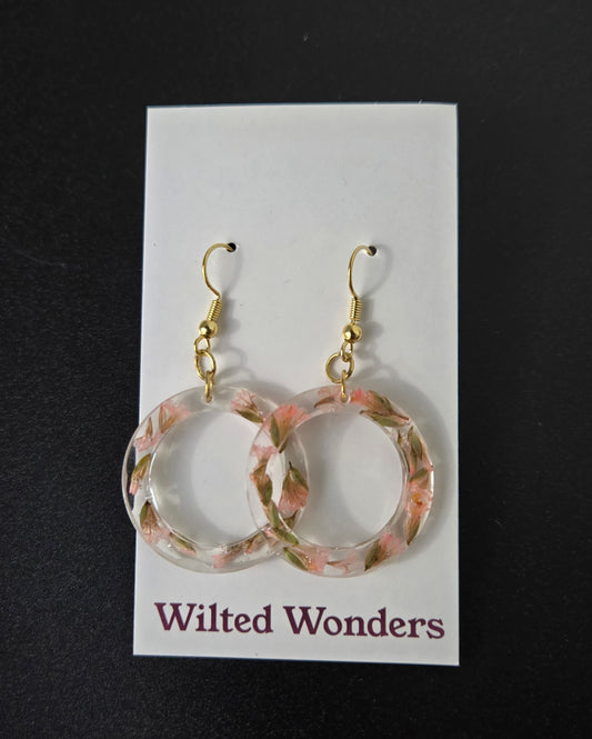Medium Dangle Earrings - Ring Shape
