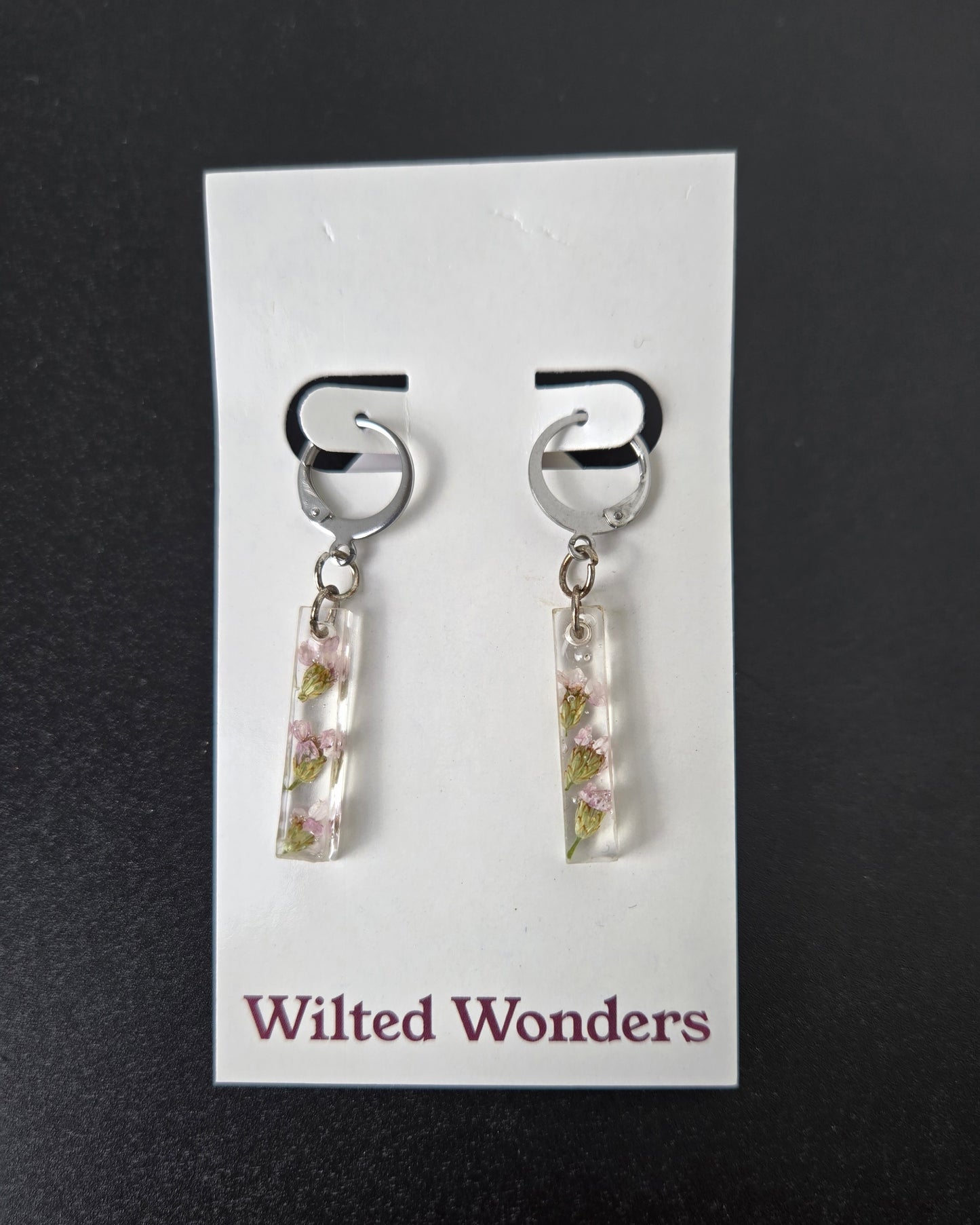 Small Dangle Earrings - Vertical Rectangles