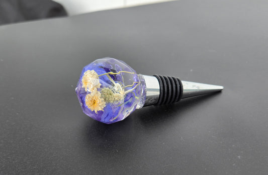 Dephinium and Extras Wine Stopper