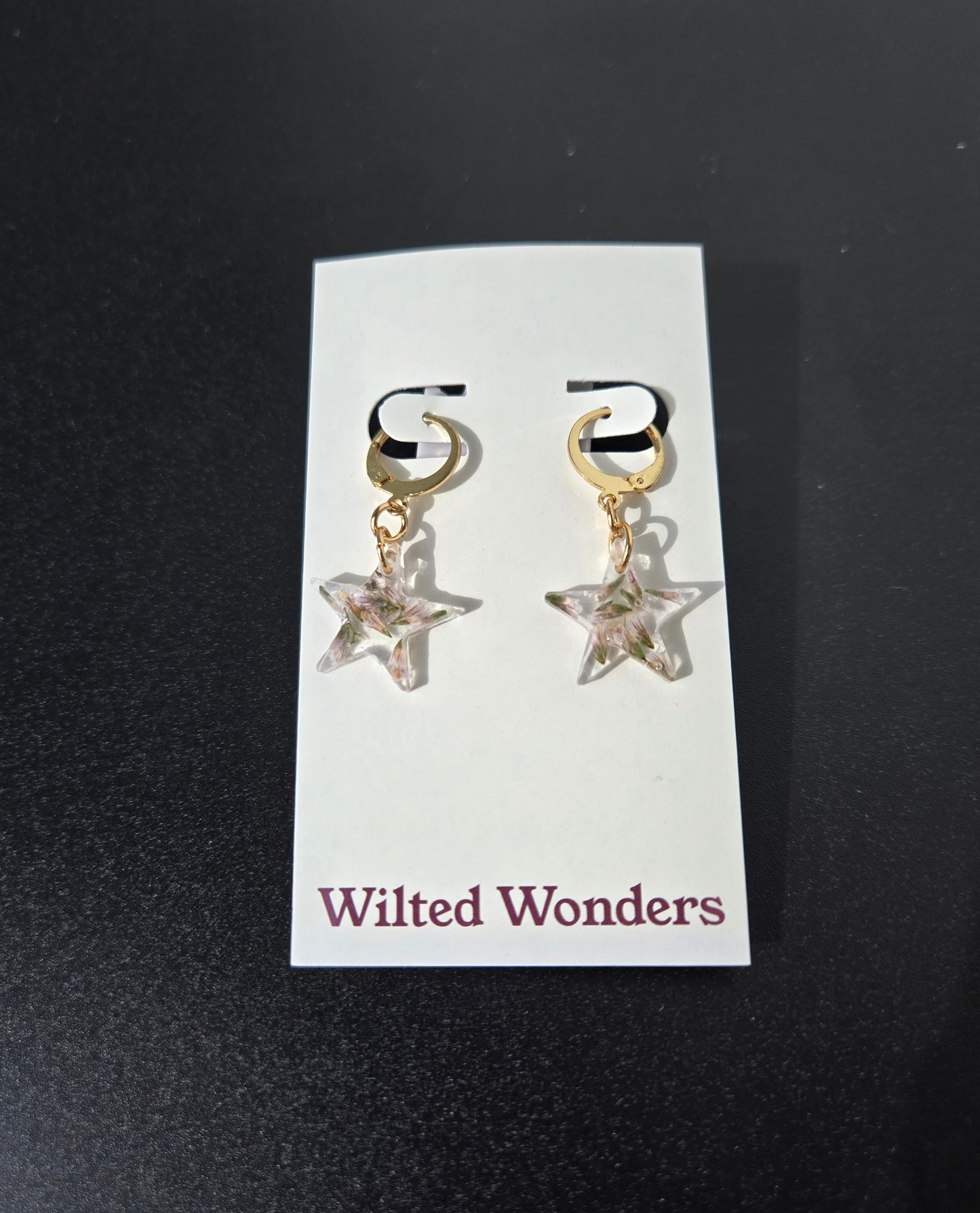 Small Dangle Earrings - Stars