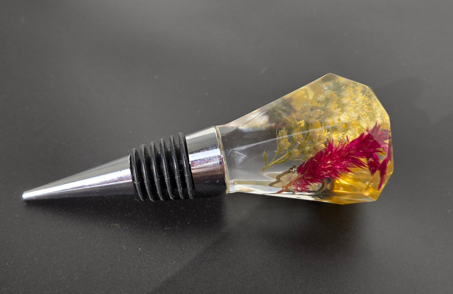 Yellow and Pink Variety Wine Stopper