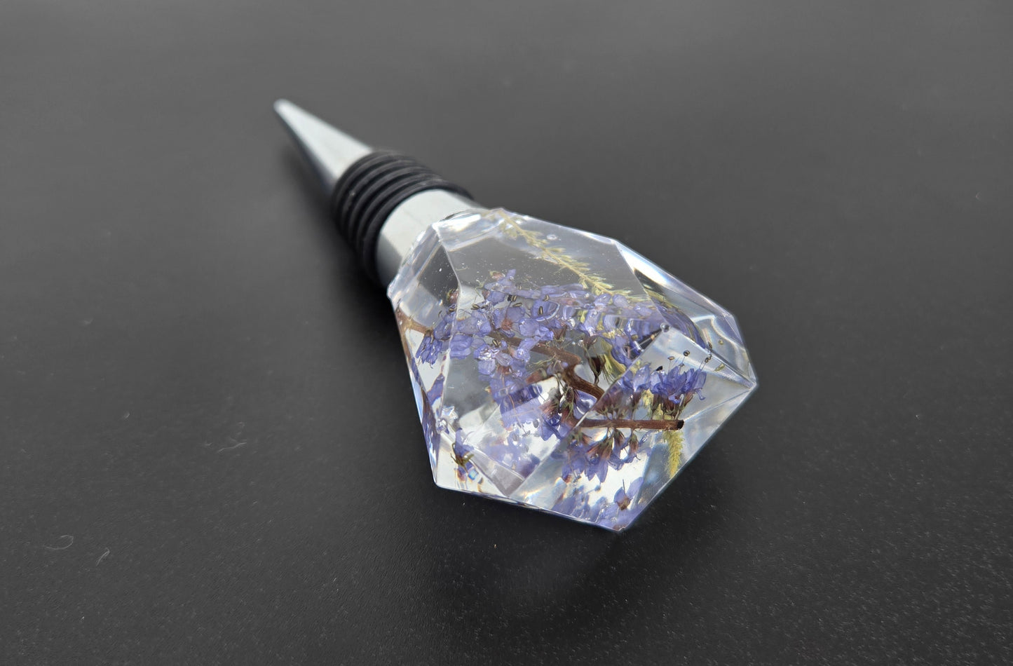 May Night Salvia Wine Stopper