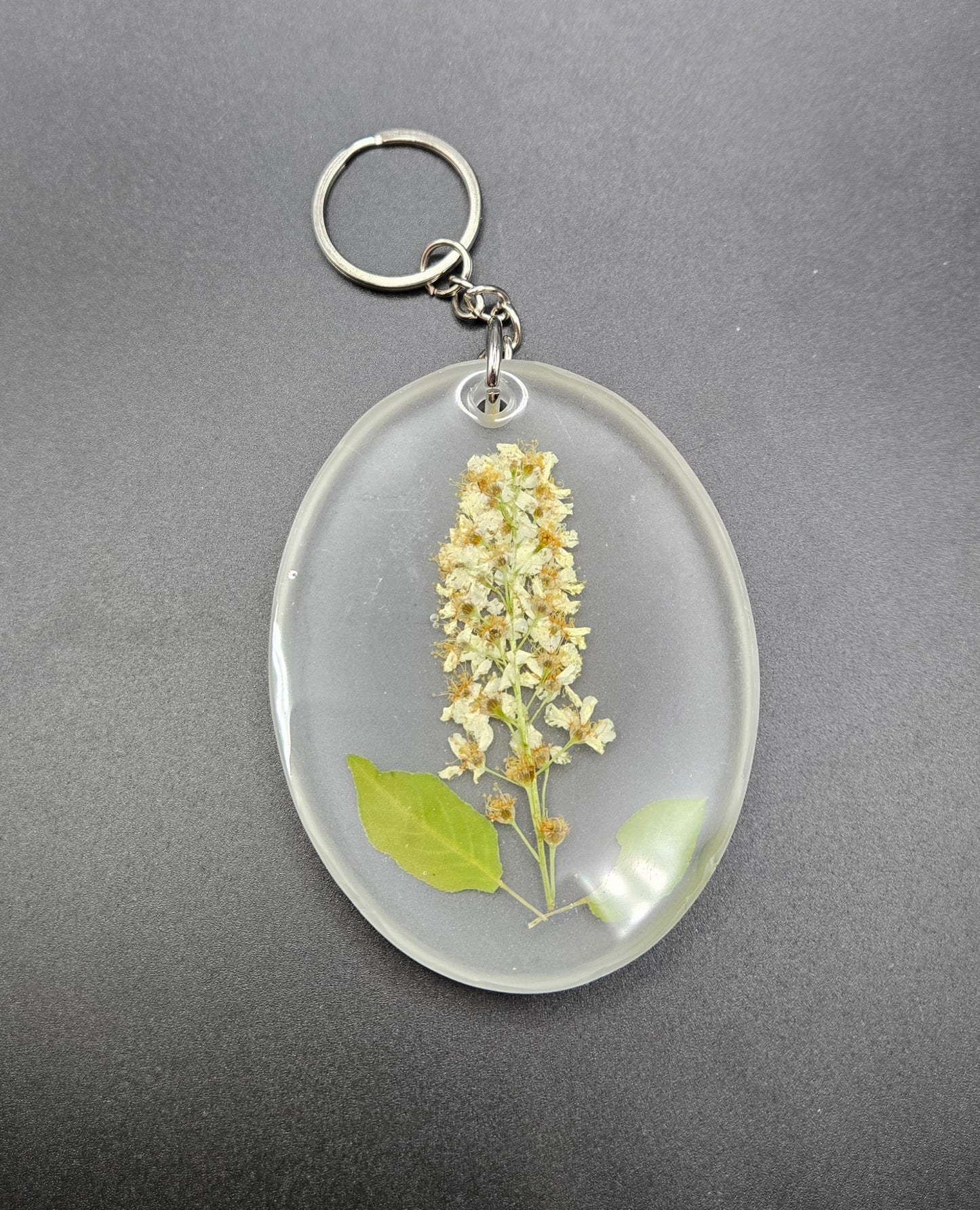 Floral Oval Keychains