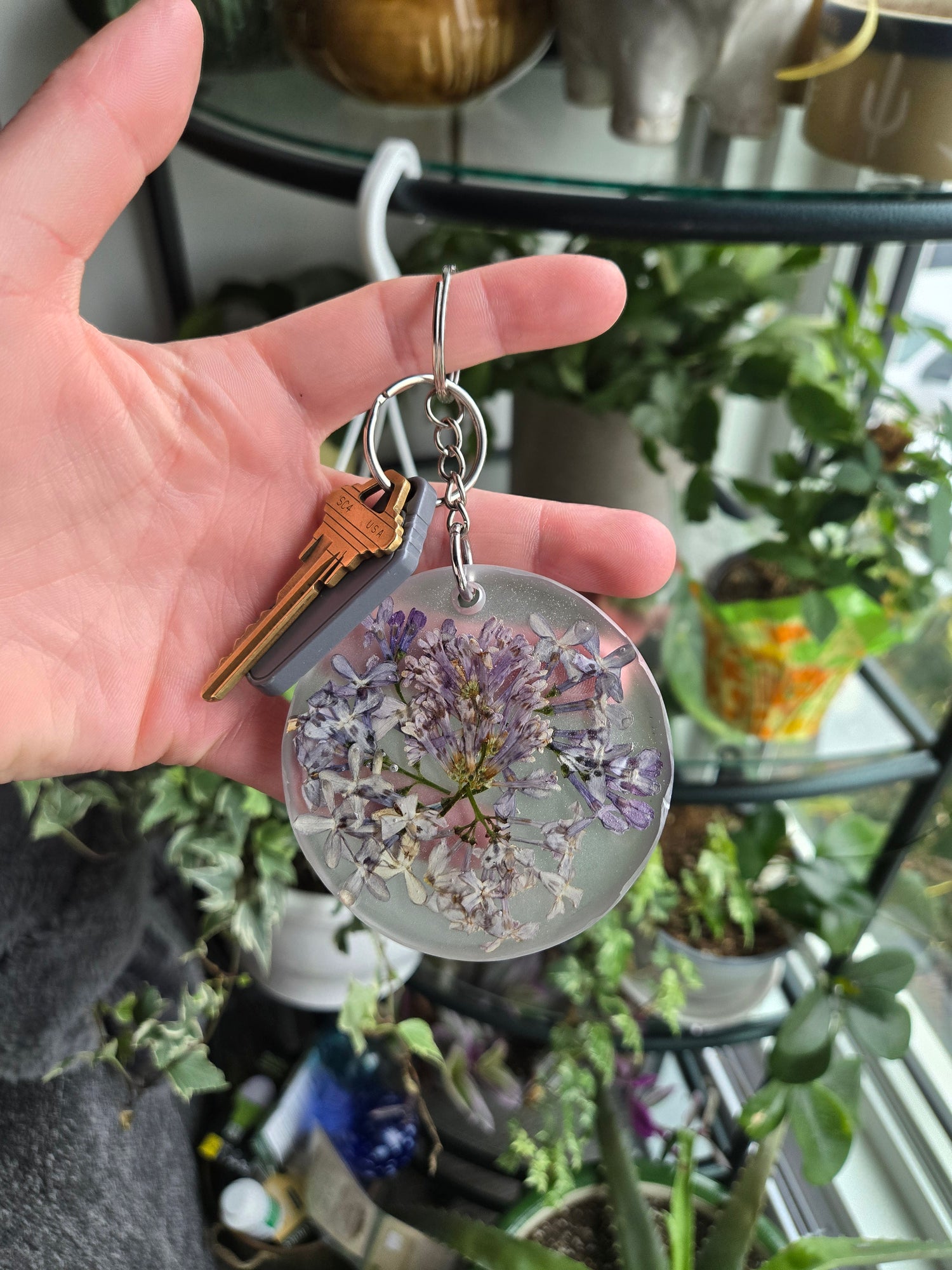 Floral Keychain