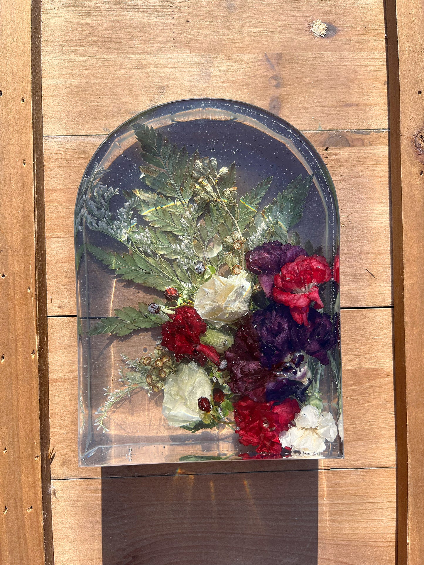 Red Floral Arch