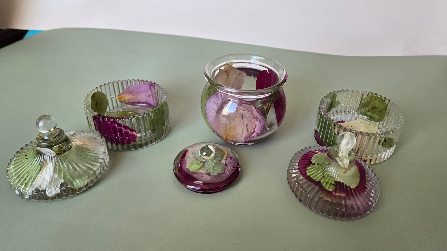 Trinket Jars & Dish