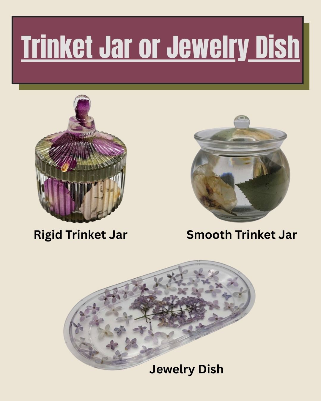 Trinket Jars & Dish