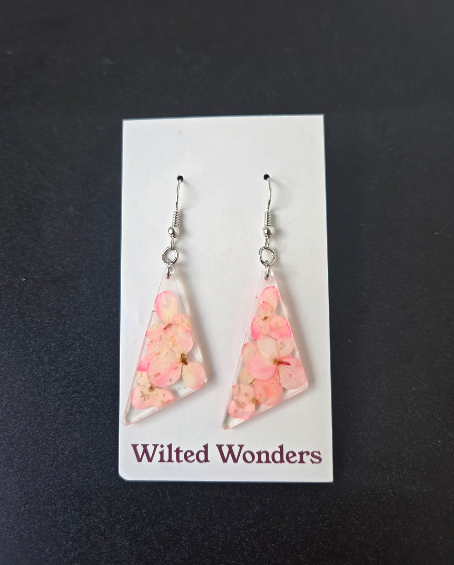 Large Dangle Earrings - Scalene Triangles