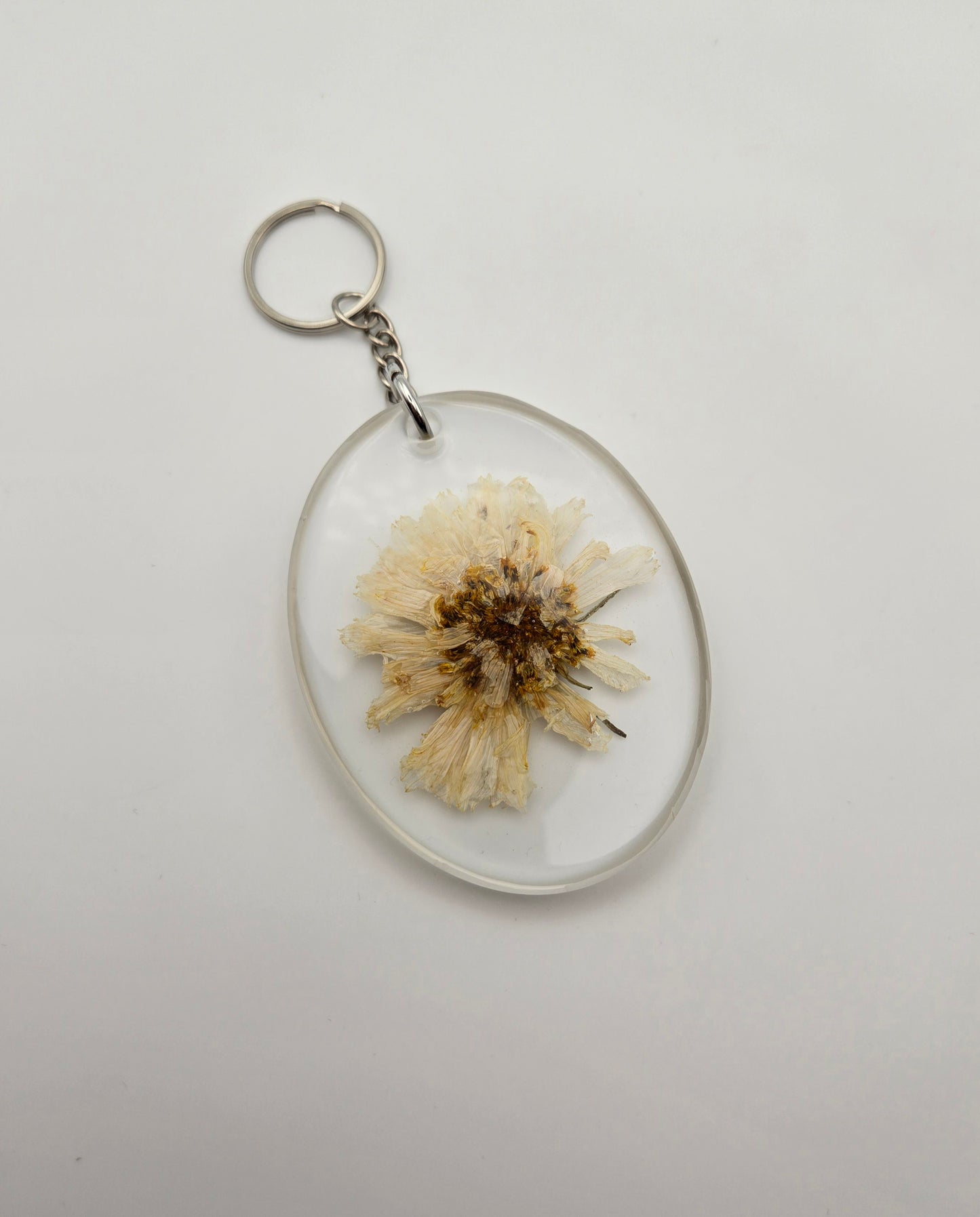 Floral Oval Keychains