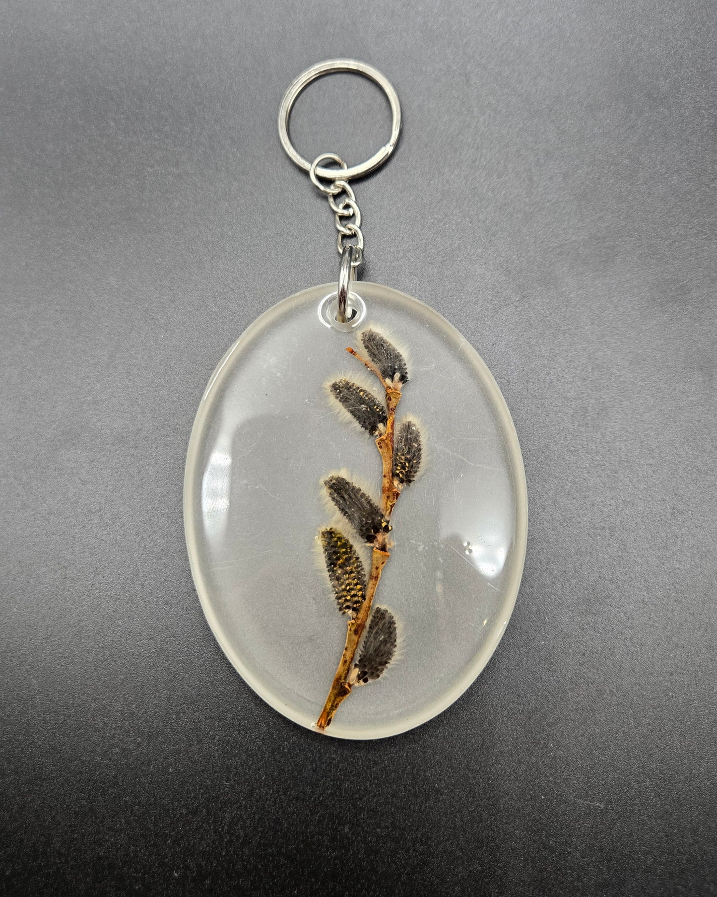 Floral Oval Keychains